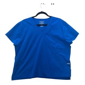 Cherokee Scrub Top Blue XL